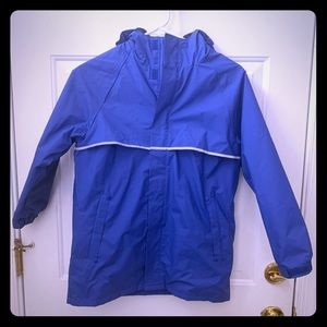 Kids Lands End Fleece Lined Raincoat